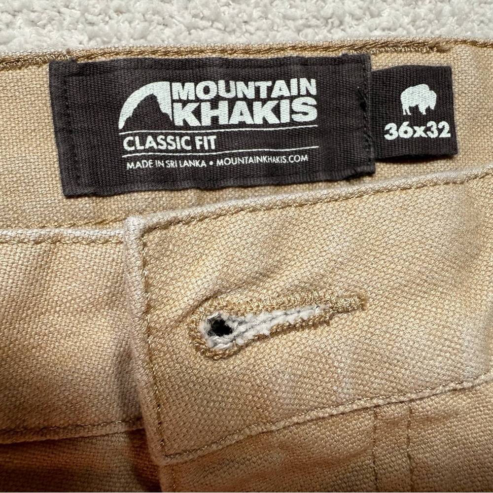 Mountain Khakis Classic Fit Pants 36W 32L